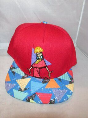 Disney Emperor's New Groove Red Snapback Hat Used As Is